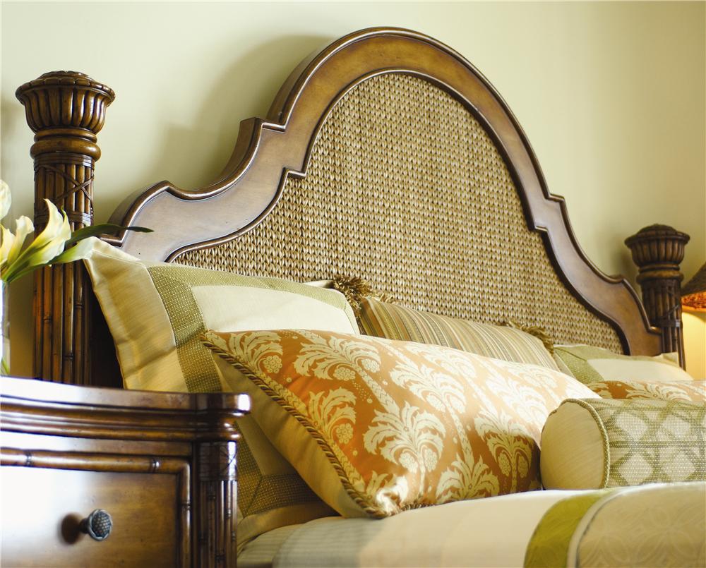 Tommy Bahama Home Island Estate 531133C QueenSize Round Hill Bed with